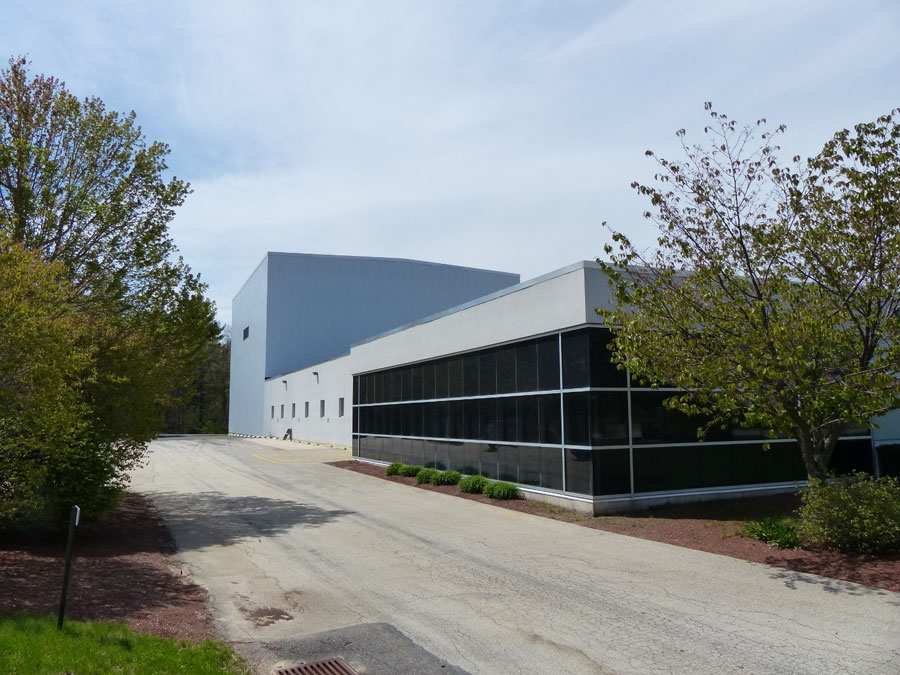 Exterior view of RHM International New England High Voltage Test Facility, in Hudson, NH, USA