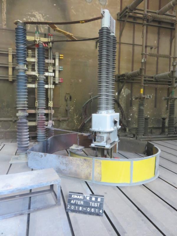Internal arcing test of 245 kV HV DryShield® CT After Test Result