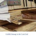 RHM bushing crate forklift damage