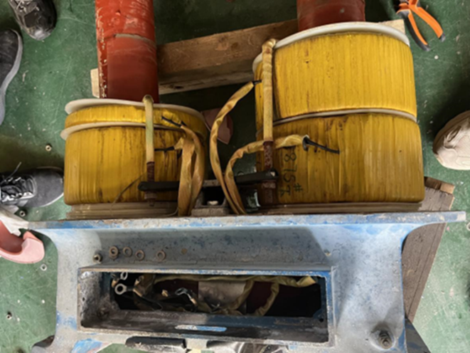 Secondary Windings Inspection 20 year old HV Current Transformer